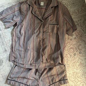 Paul Smith Multicolor Striped Pajama Set
